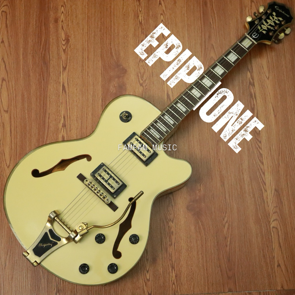 Epiphone Emperor Swingster Royal Pearl White LTD