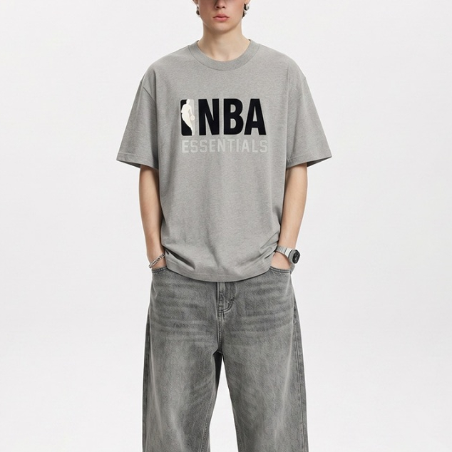 Fear of God Essentials NBA Tee Warm Heather