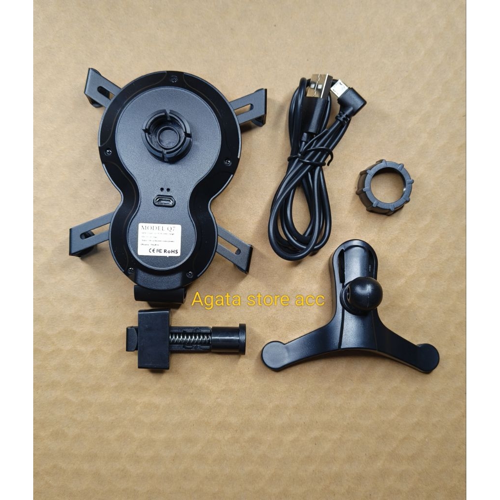 Car Charger Wireless / charger mobil bluetooth  Fast Charging Charger Mobil Wireless