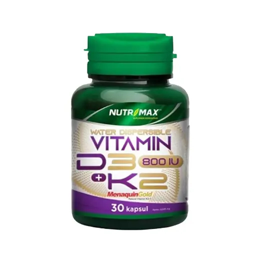 Nutrimax Vitamin D3+K2 / Vit D3 Water Dispersible K2 / Vit D 800 IU K 40 mcg
