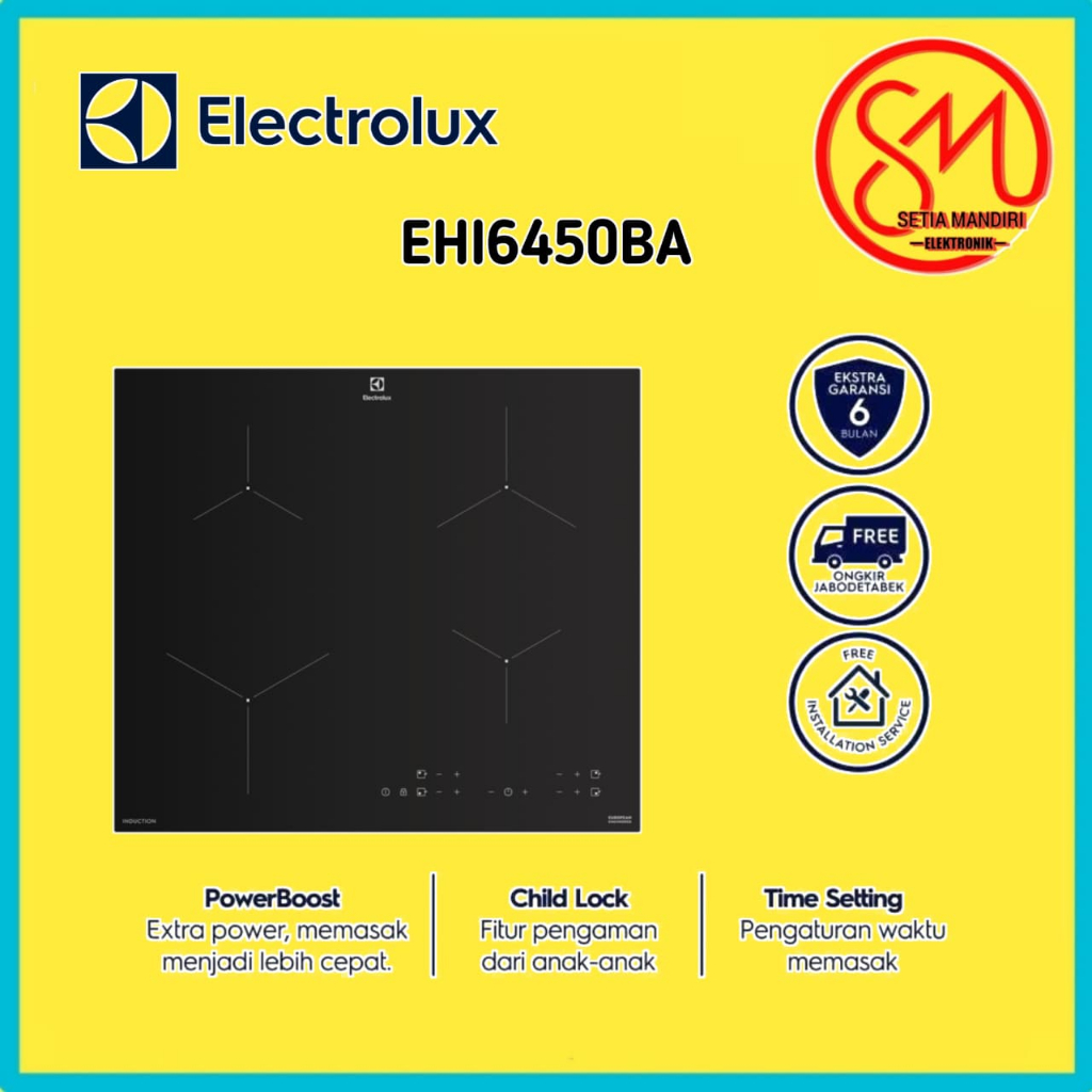 ELECTROLUX Kompor Tanam Induksi EHI6450BA