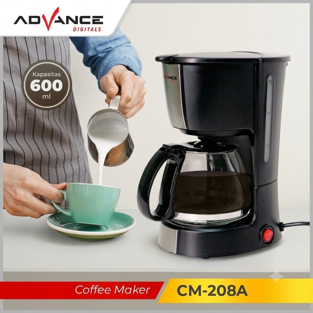 ADVANCE COFFEE MAKER CM-208A