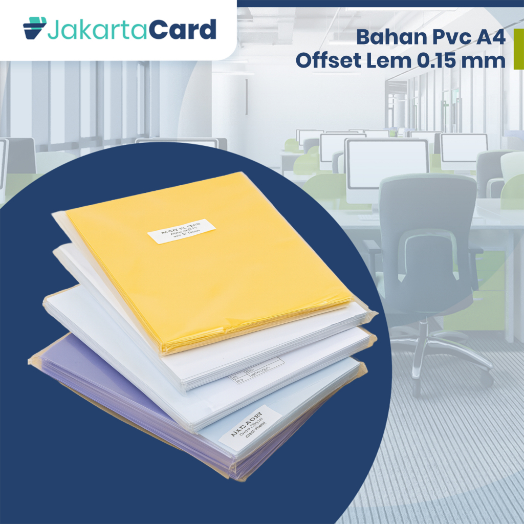 Kertas A4 pvc Offset A4 lem 0.15
