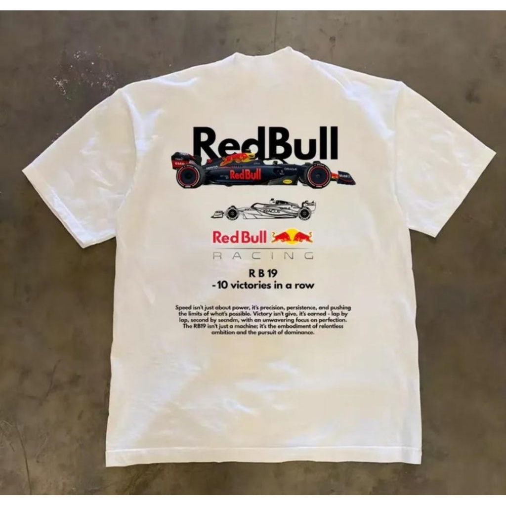 Kaos Redbull Racing / Baju T-shirt Distro Redbull Racing / Pakaian Pria Dan Wanita / Distro Redbull 
