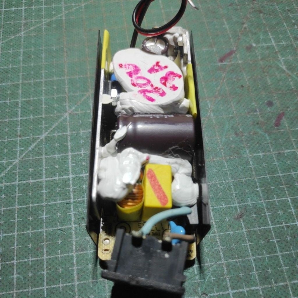 power supply smps switching 20volt 3a cocok untuk kit ampli class d tpa3116d2 bekas original