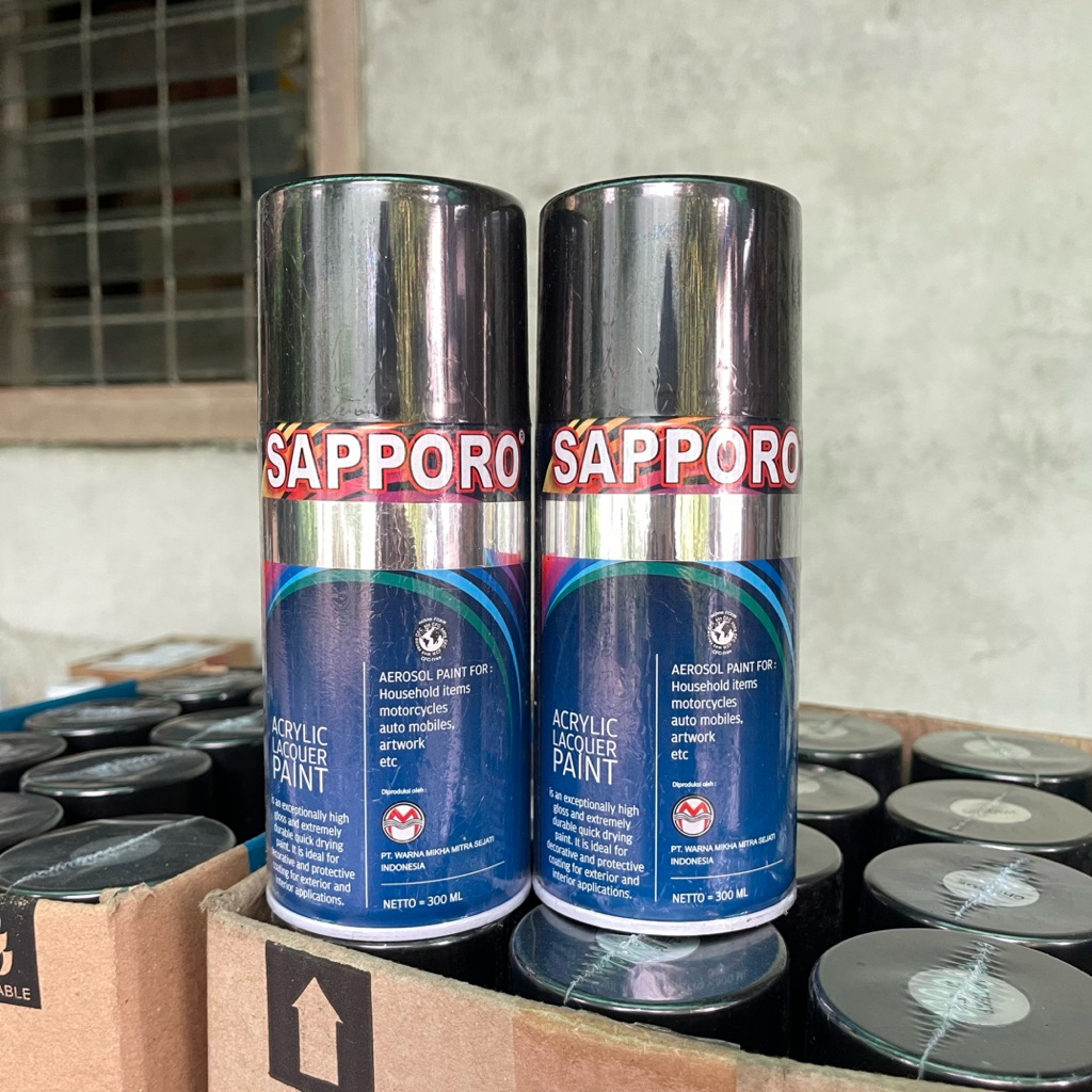 Cat Semprot Sapporo Chrome 300ml