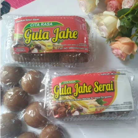 gula jahe - gula jahe serai - gula jahe merah