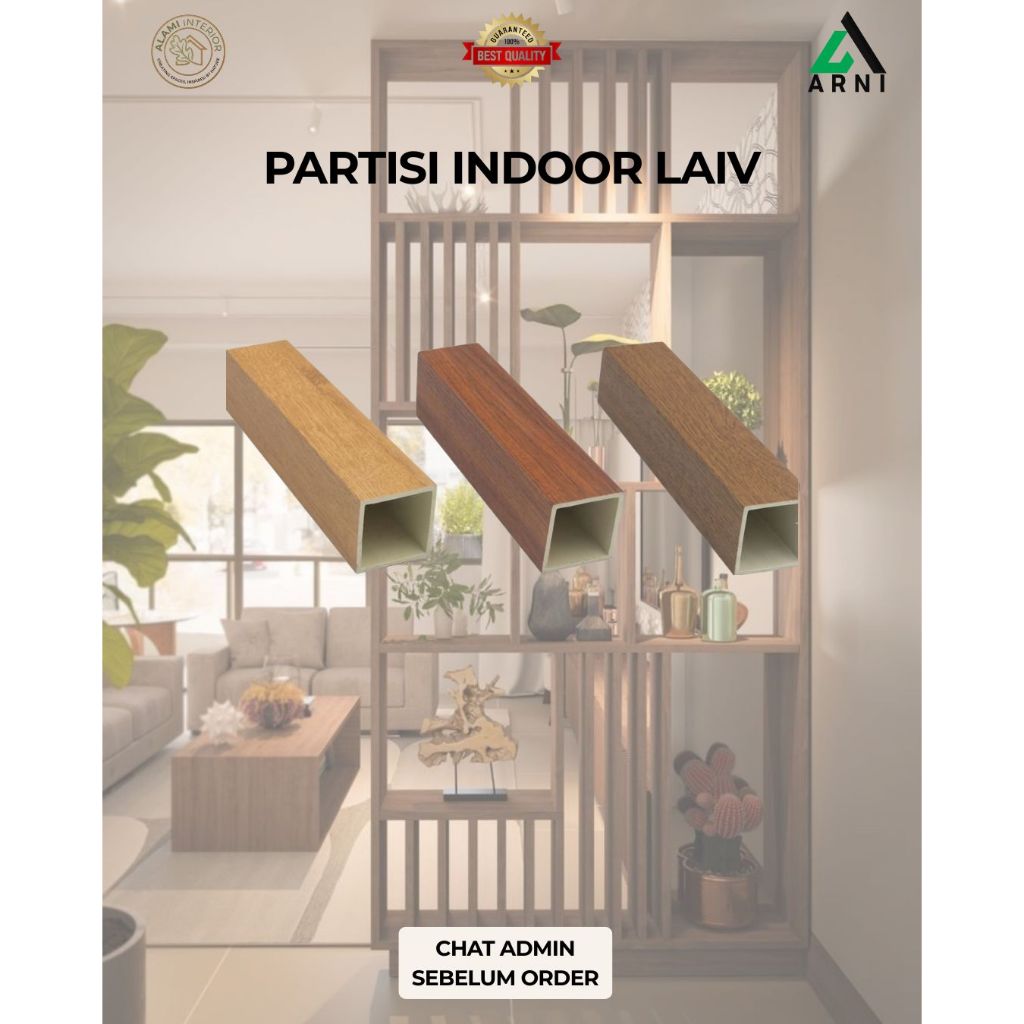 Partisi Indoor/Dekorasi Dinding/Penyekat Ruangan/Mudah Pasang