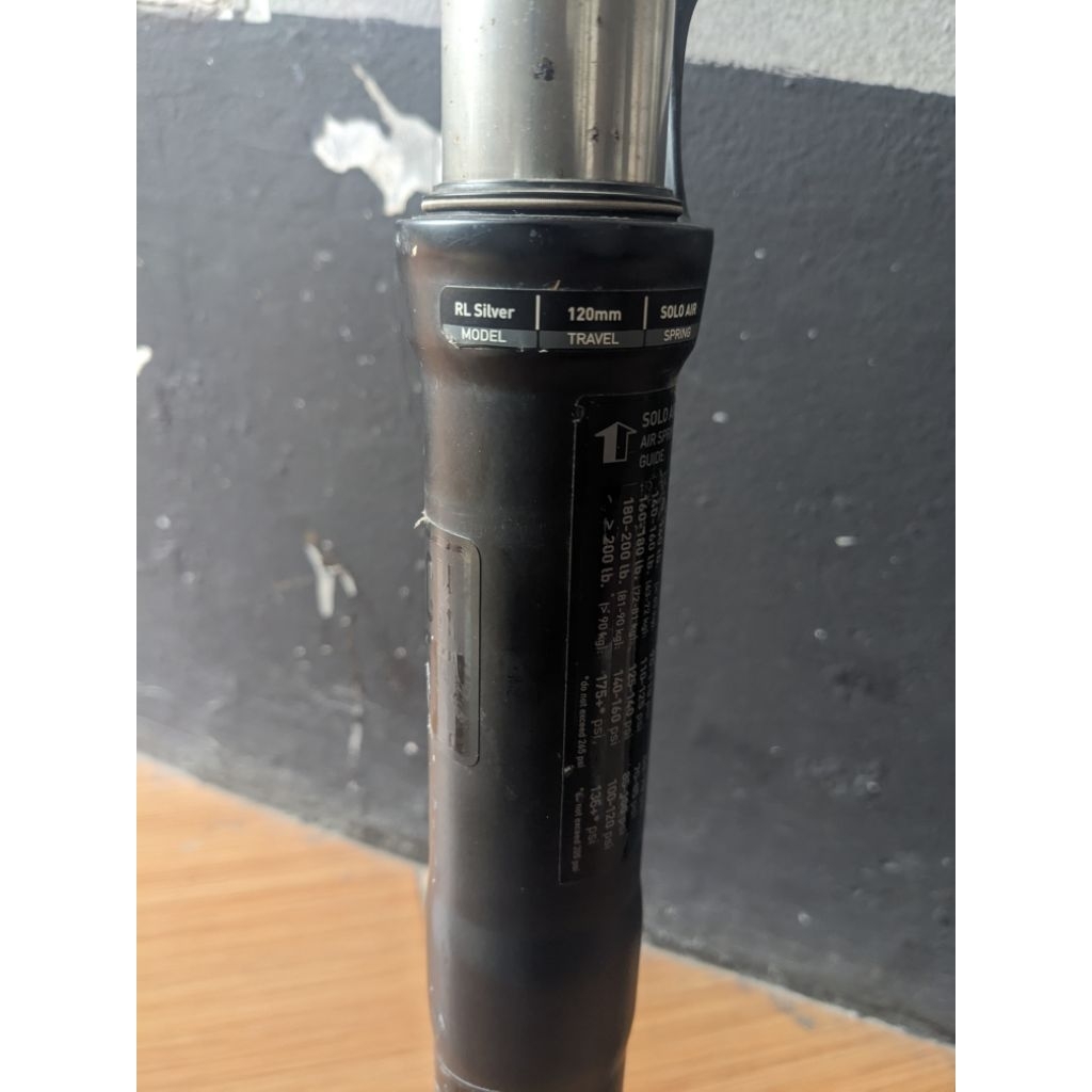 Fork MTB Rockshox Recon RL Silver travel 120 Boost TA Tappered