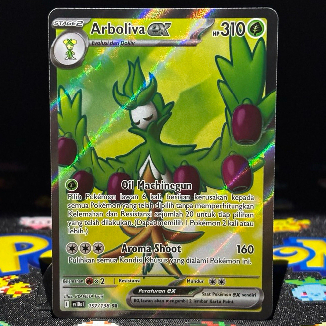 Arboliva ex #157 SR SV10S Kartu Pokemon TCG Indonesia