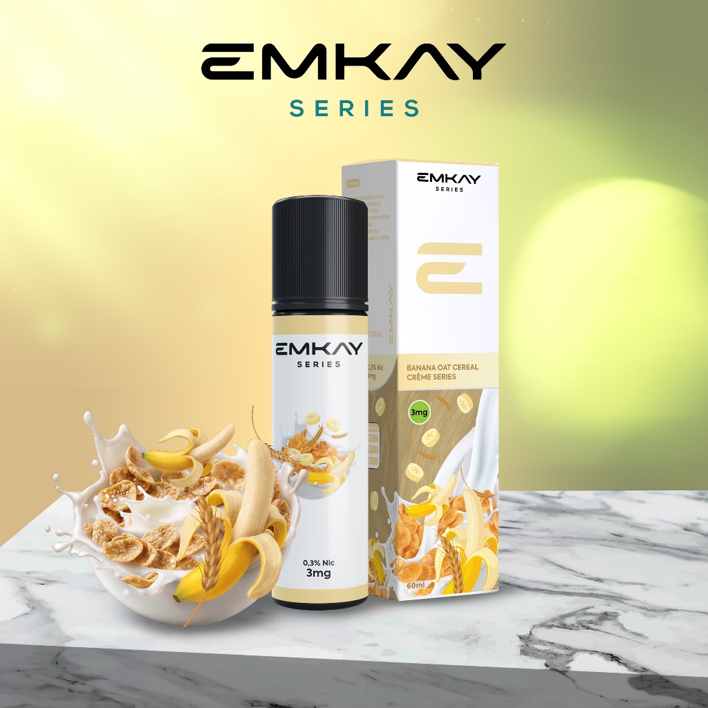 Emkay Creme Series Banana Oat Cereal 60ml Authentic By Emkay