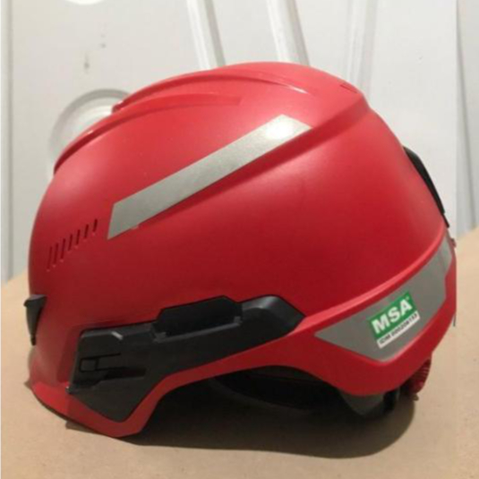 Helm Safety Climbing MSA Lokal / Helm Safety Proyek - Fastrek Merah