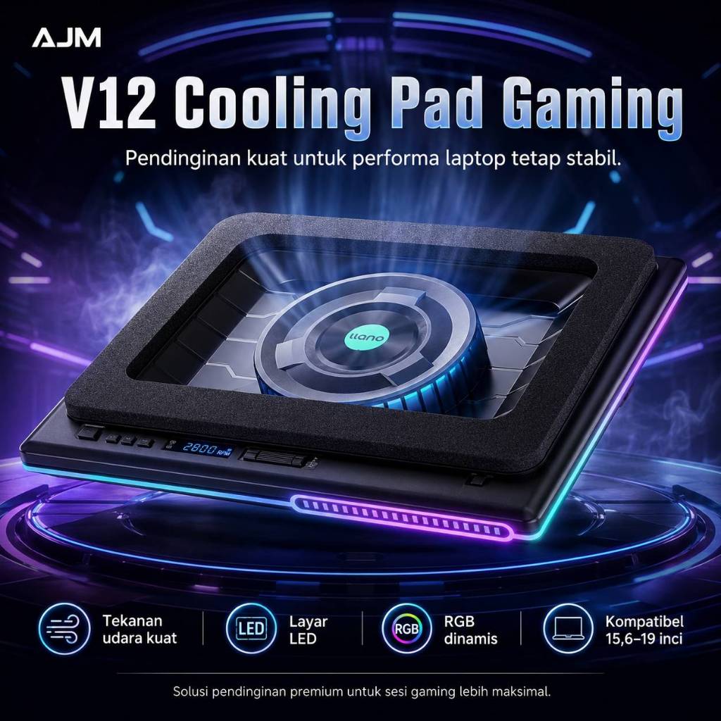 Pendingin Laptop Berkinerja Tinggi Yang Dirancang Khusus Untuk Bermain Game  Alas Pendingin Laptop A