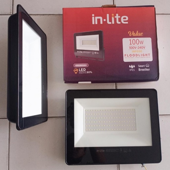 LAMPU SOROT LED IN LITE FLOODLIGHT 100 WATT