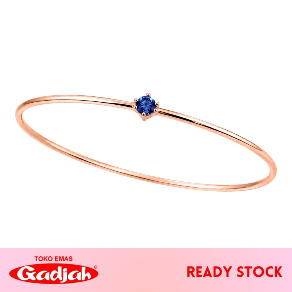 Gelang Emas Solitaire Minimalis Pipo Polos- Toko Emas Gadjah