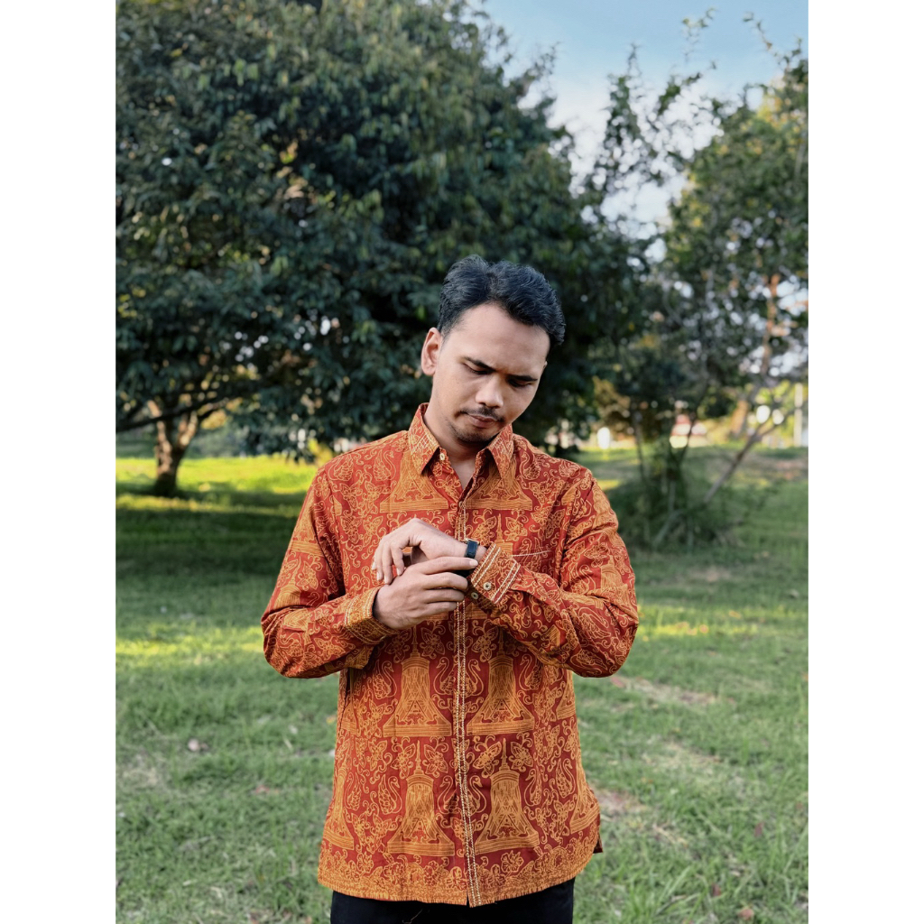 Batik Jambi Motif Keris Siginjai | Kemeja Batik Pria Wanita | Batik Khas Jambi Premium