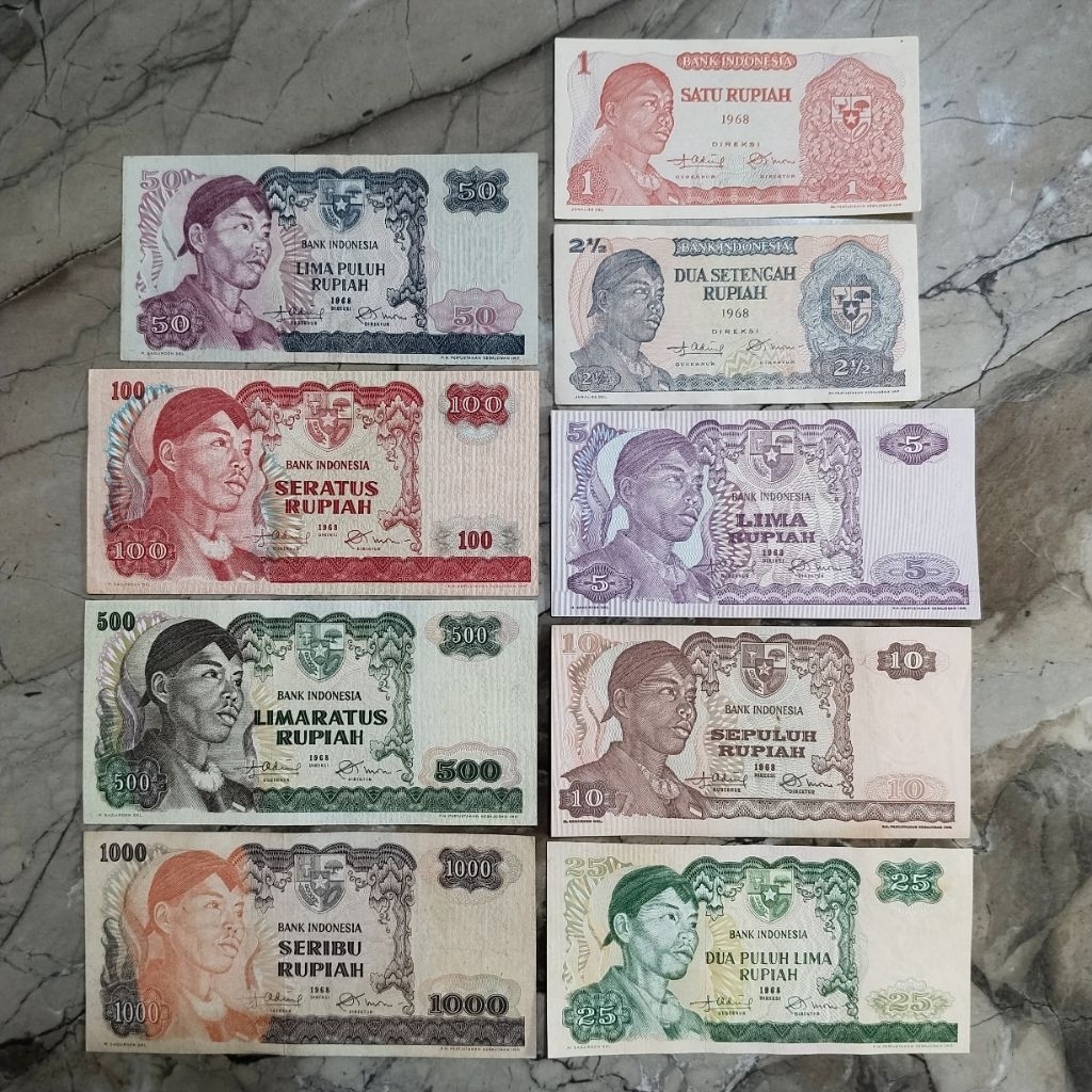 LK1C uang kuno set seri sudirman