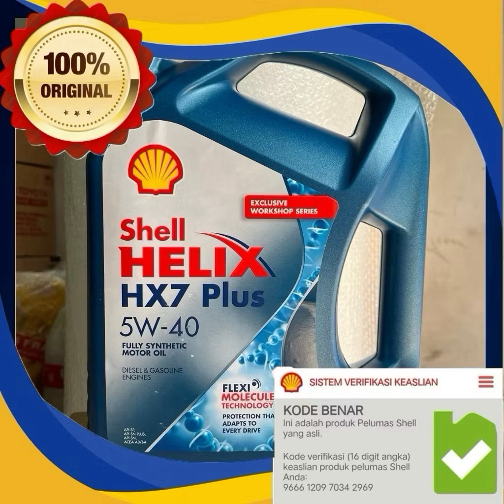 SHELL HELIX HX7 SAE 5W-40 ORIGINAL