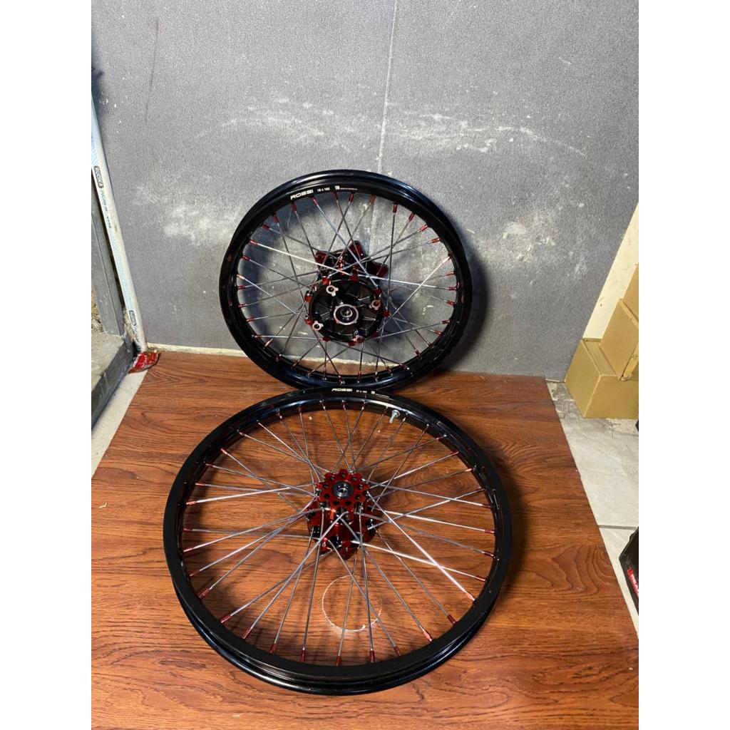 Velg Set Roda CRF 150L  Ring 18/21 Paket Velg Trabas/Trails CRF Tanpa Ban