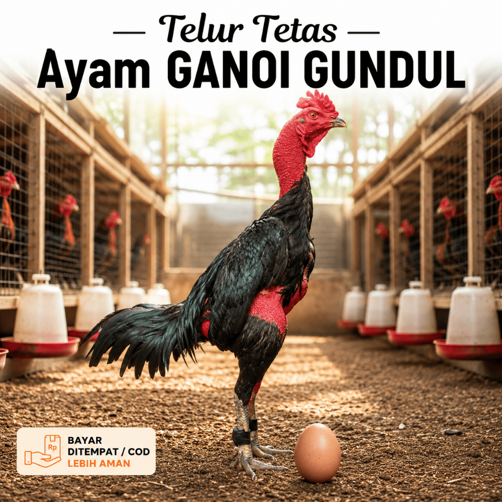 TELUR AYAM GANOI VIETNAM FERTIL ORI UNTUK DITETASKAN
