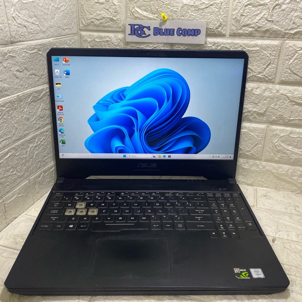 Laptop Asus Tuf Gaming Core i5 Gen 9 Nvidia GTX 1650 Ram 16 GB SSD 512GB Laptop Render Design Editin