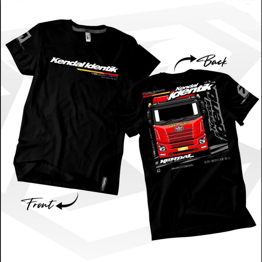 READYSTOK...T-shirt SIBA SURYA "KENDAL IDENTIK"Unisex Material Kain Catton 24s | Free Stiker hologra