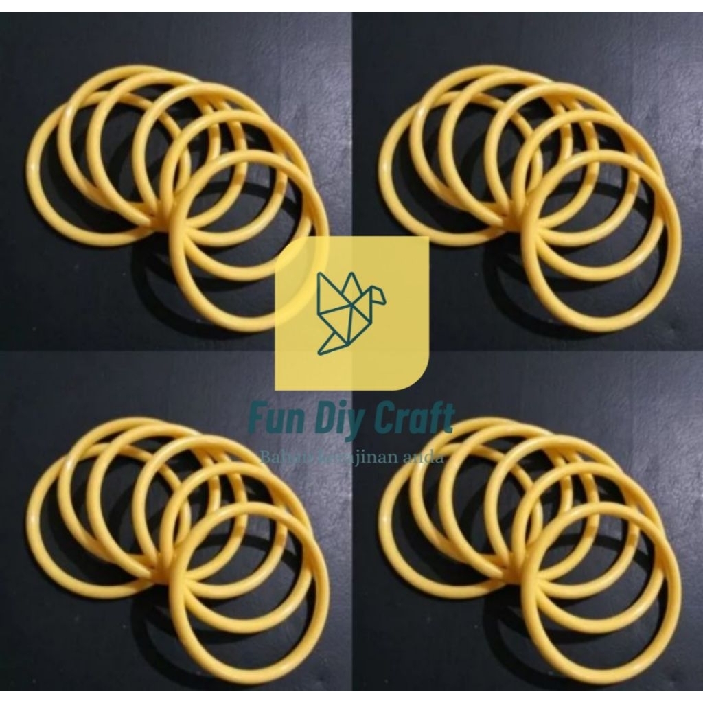 Ring Plastik - Ring Hijab - Ring Bulat Satuan - 24pcs Dream Catcher