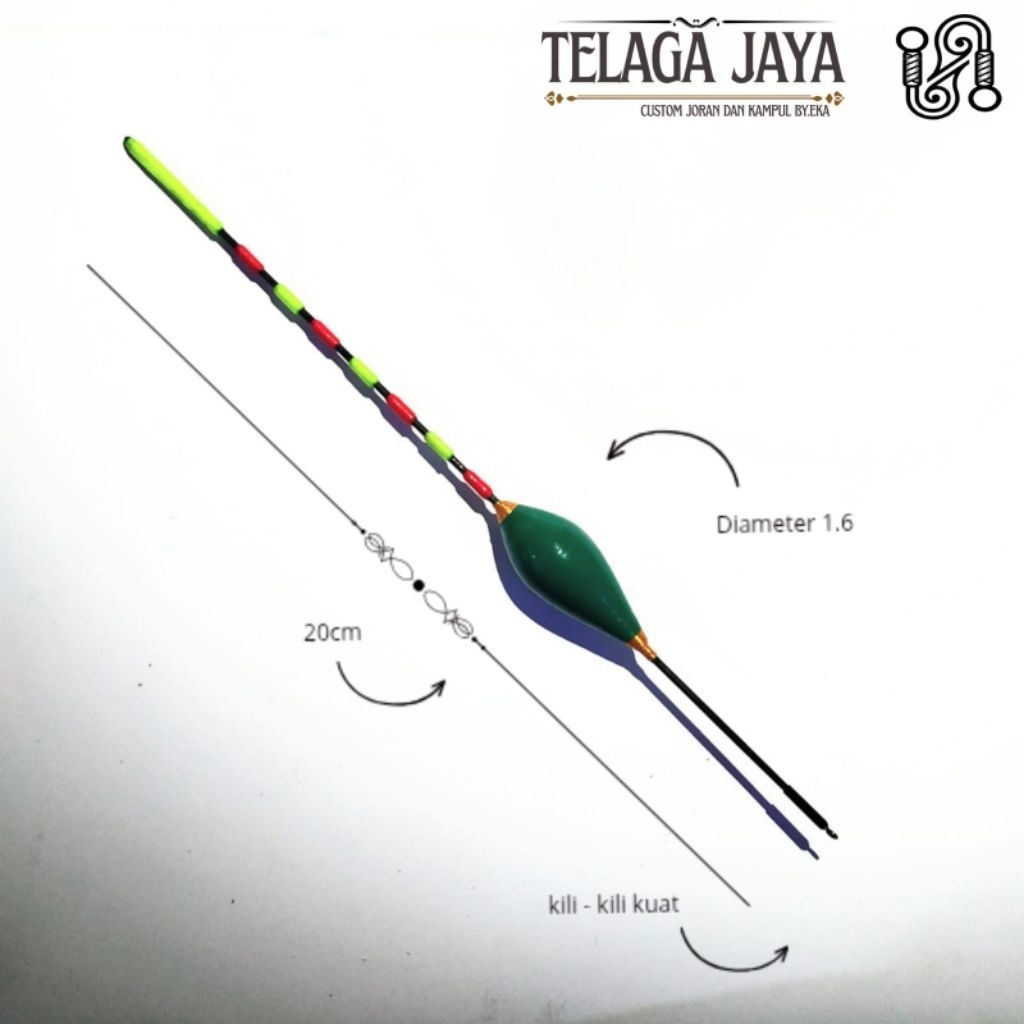kampul pelampung pancing anti badai by.telaga jaya ZE