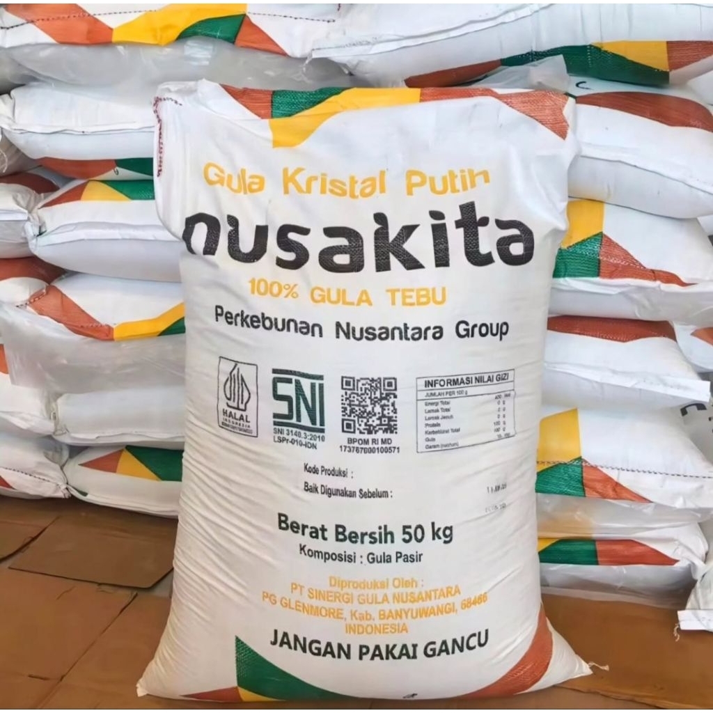 (50kg) Gula Kristal Putih Nusakita
