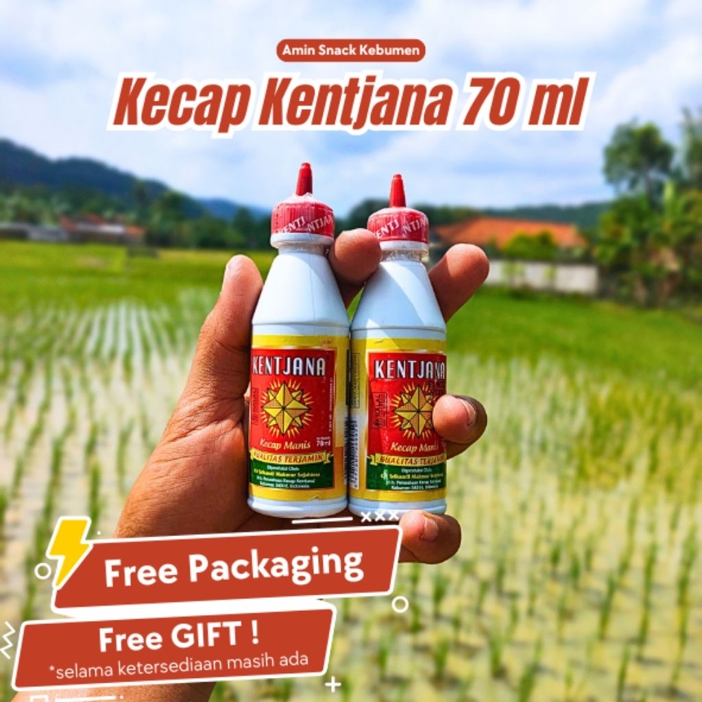 ECERAN Kecap Kentjana 70 ml Kecap Manis Kecap Manis Kentjana Botol Kecil