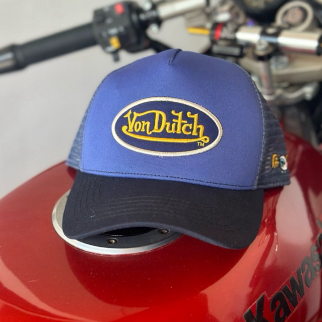 VONDUTCH topi navy hitam NEW ORIGINAL 100%