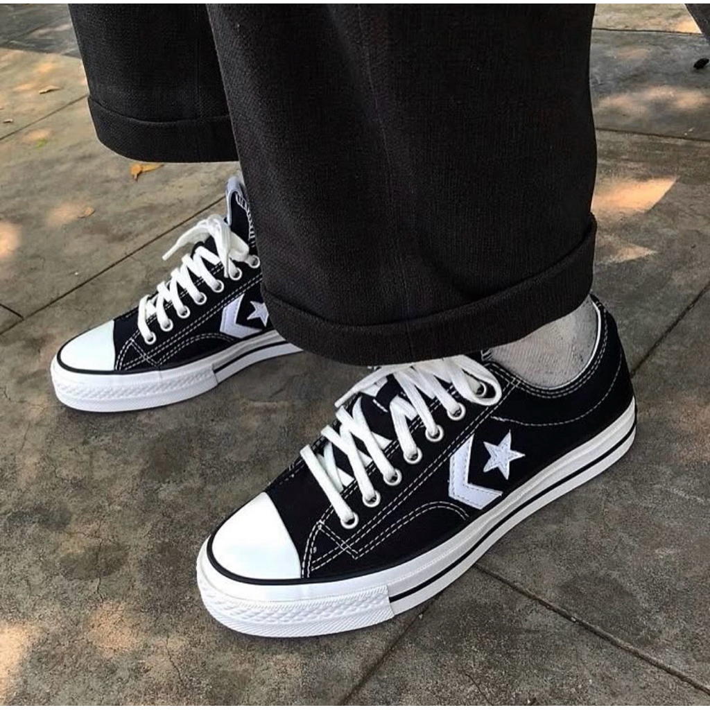 CONVERSE STAR PLAYER 76 CANVAS BW