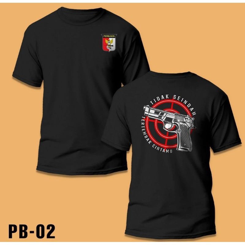 Kaos Perbakin Tshirt Menembak pemburu outdoor tacktical military Original