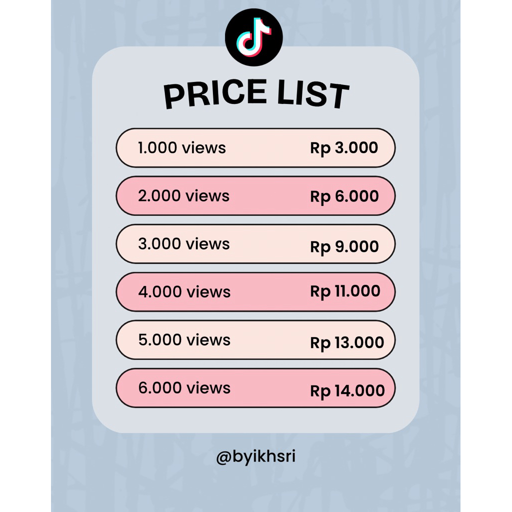 Views tiktok murah