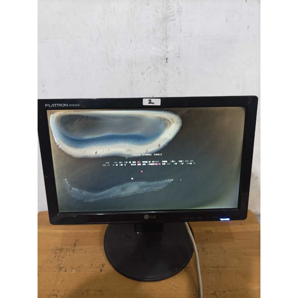 lcd monitor lg flatron w1642st kondisi minus layar berembun no2