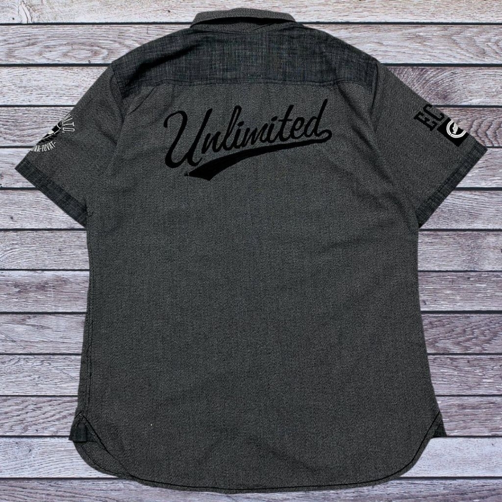 KEMEJA WORKSHIRT ECKO UNLTD BRAND Y2K ORIGINAL