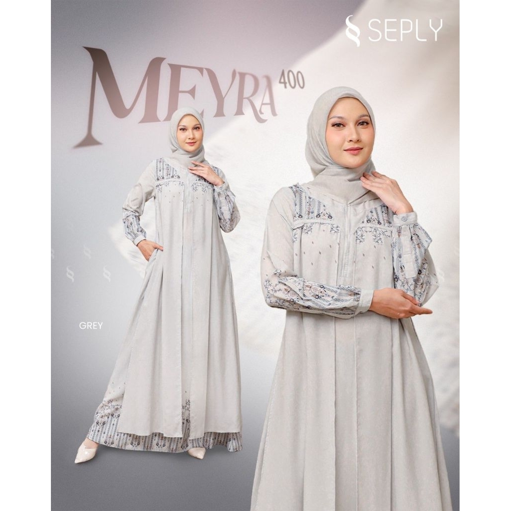 ZYTAOUTFIT SEPLY MEYRA 400 GAMIS TERBARU STYLE KEKINIAN GAMIS DAILY GAMIS MEWAH GAMIS KAJAIN GAMIS K