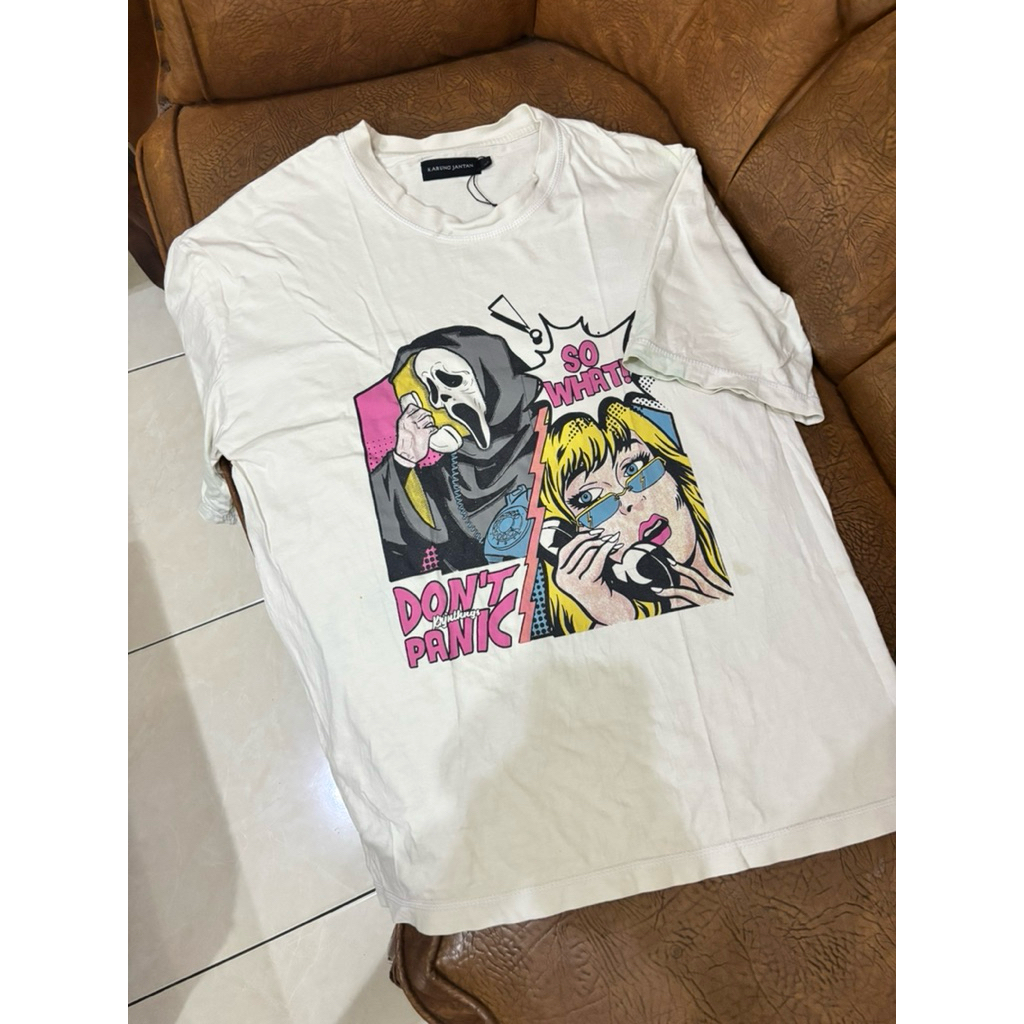 pl kaos oversize merk karung jantan + adm shoope