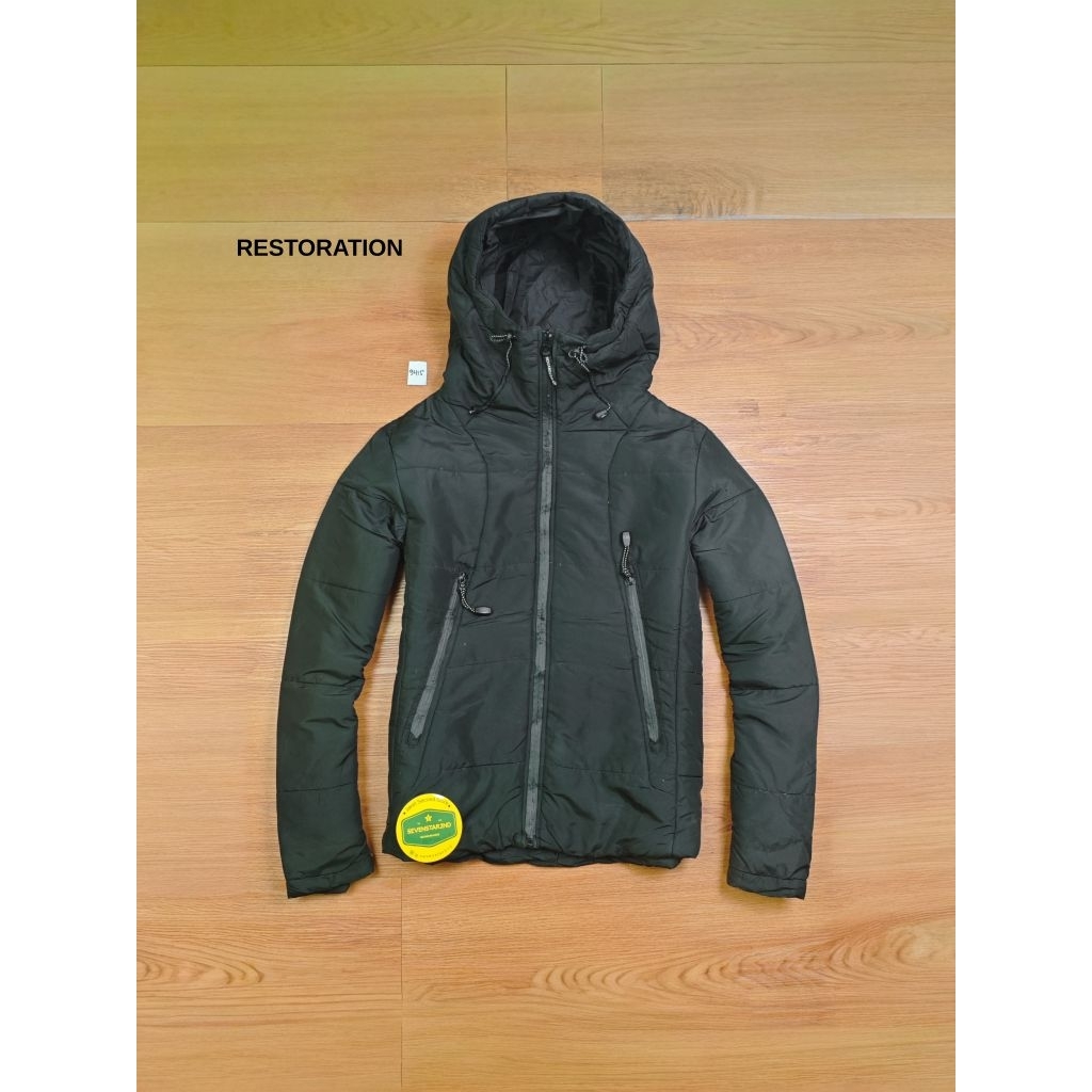 restoration casual puffer padded jacket