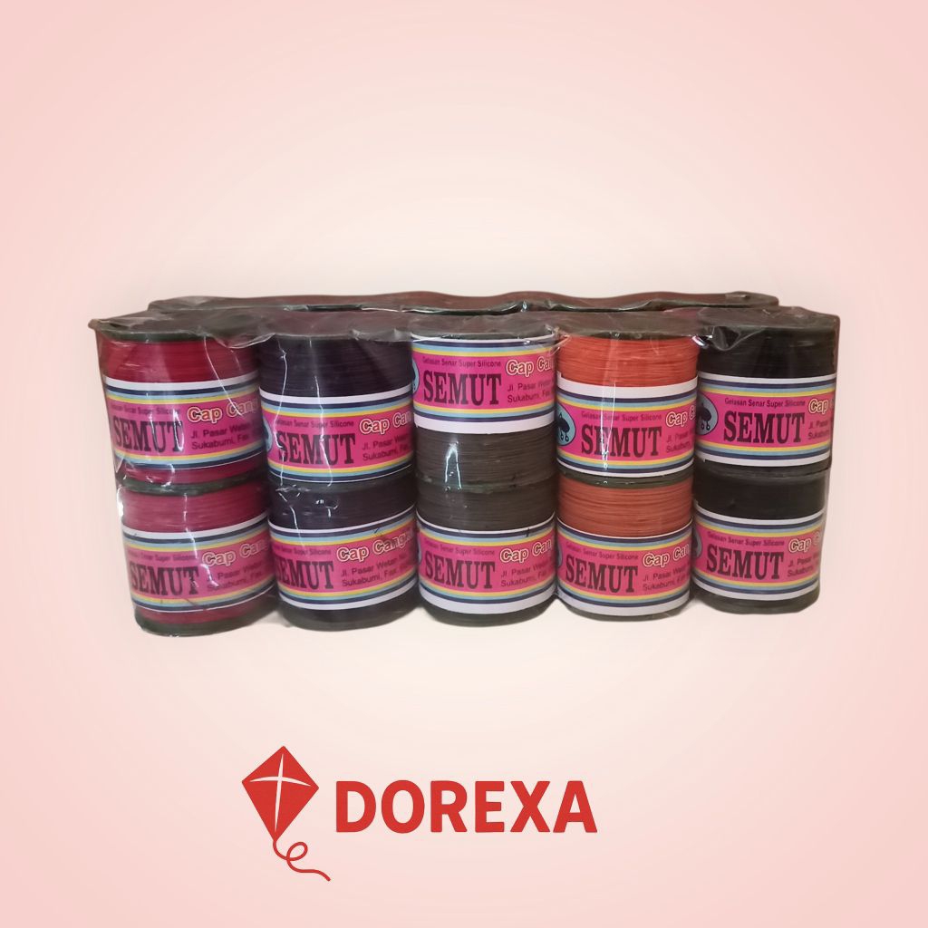 Benang Gelasan snap Semut/ Benang Layangan Gelasan Semut (5 Pak isi 50 pcs)