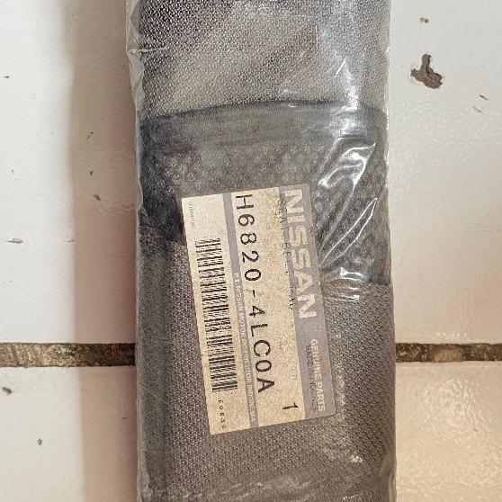 Seat Belt Pad Datsun Original Part H6820-4LC0A Bantalan Sabuk Pengaman Datsun GO GO+