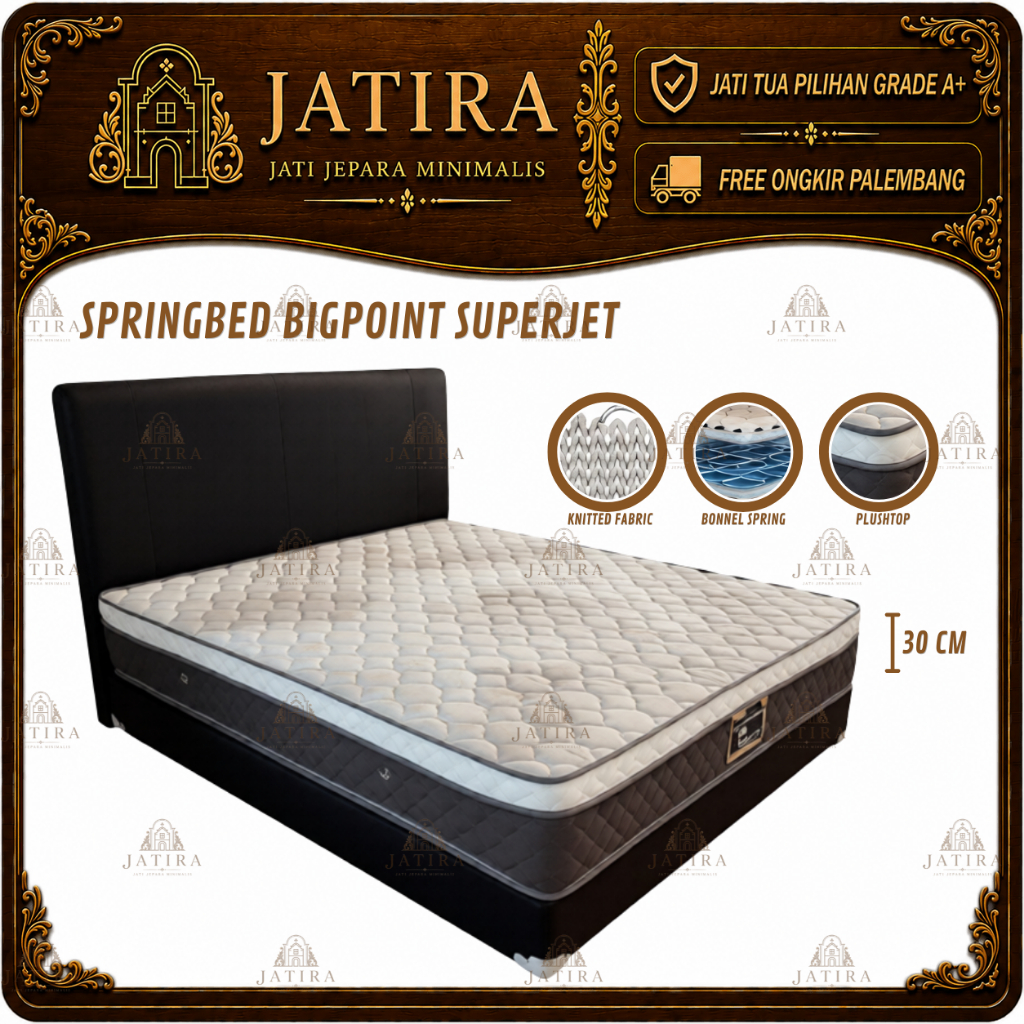 Springbed Bigpoint Super Jet Bigland | Kasur Matras Springbed Bigland Murah Palembang
