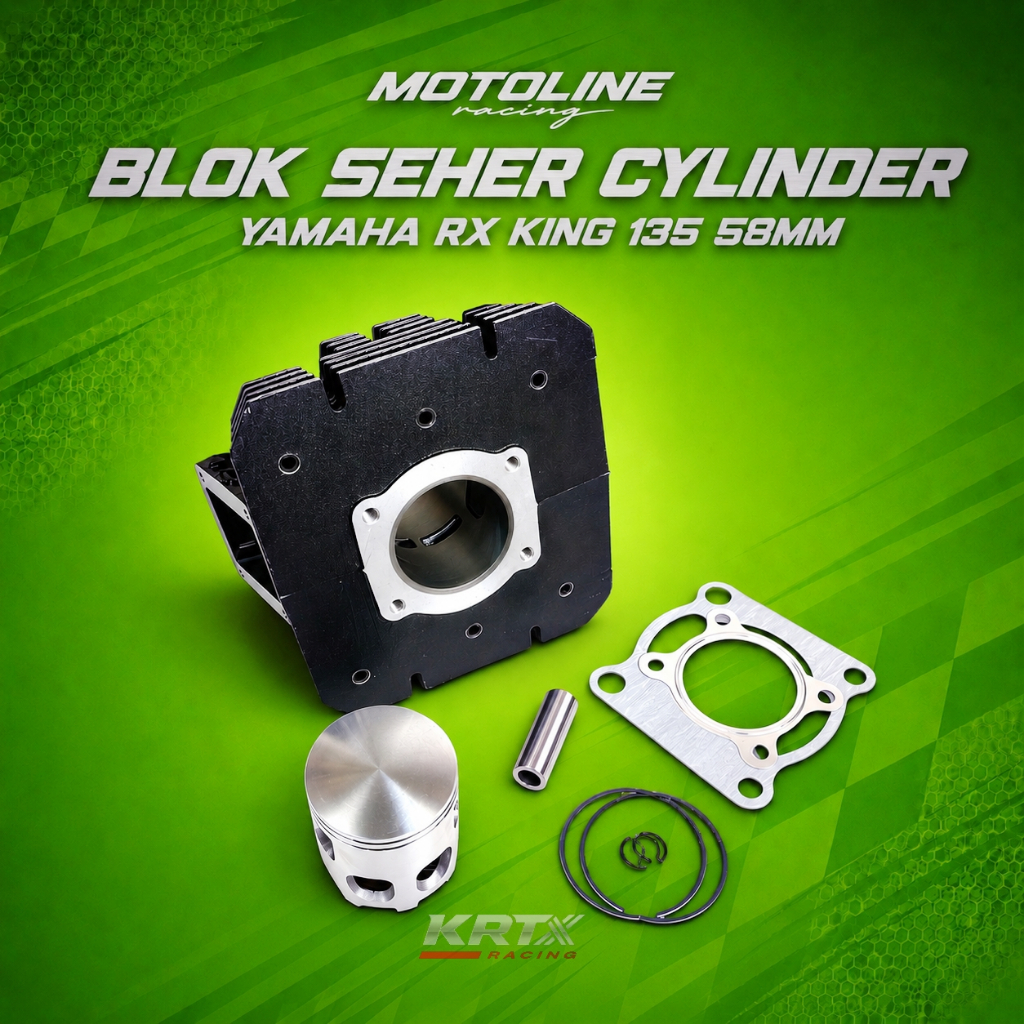 BLOK SEHER CYLINDER BLOK YAMAHA RX KING RXKING RX KING 135 58MM