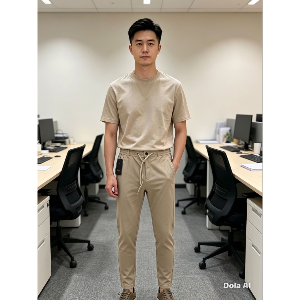 CELANA PANJANG CHINO PINGGANG KARET SCOTCH&CO / CELANA PRIA PINGGANG KARET -SIZE S M L