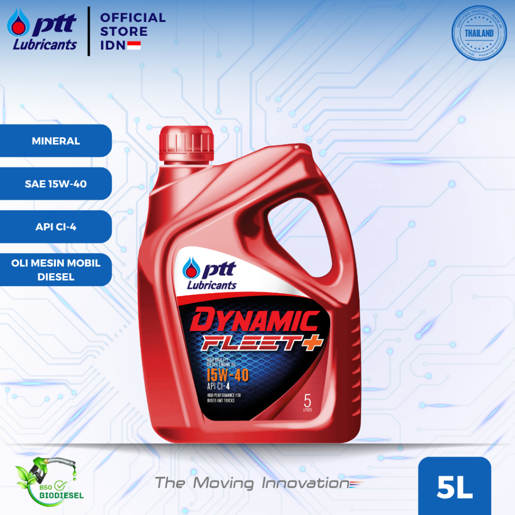 PTT Dynamic Fleet 15W-40 API CI-4 [5L]