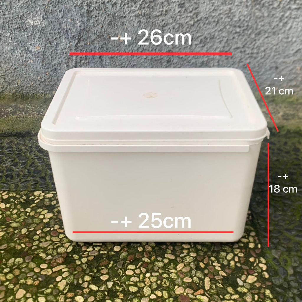 Kandang hamster, kandang gecko, kandang baby bearded dragon ukuran 8 liter