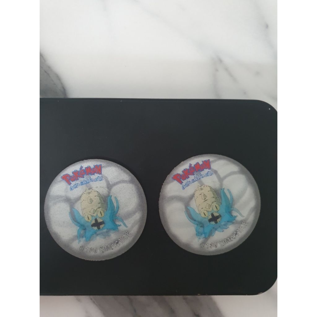 Tazos 3D Pokemon Omanyte Omastar
