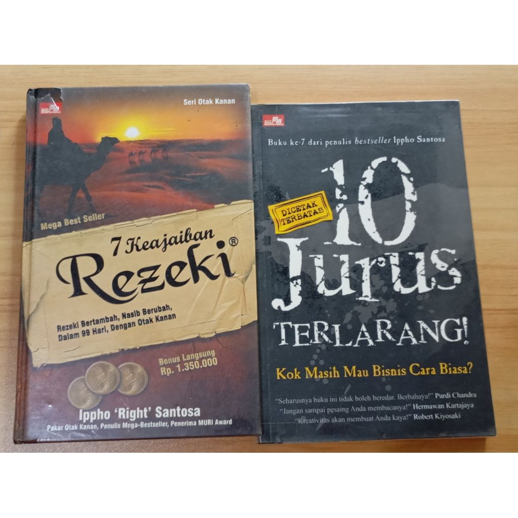 Buku Preloved 7 Keajaiban Rezeki 10 Jurus Terlarang Ippho Santosa