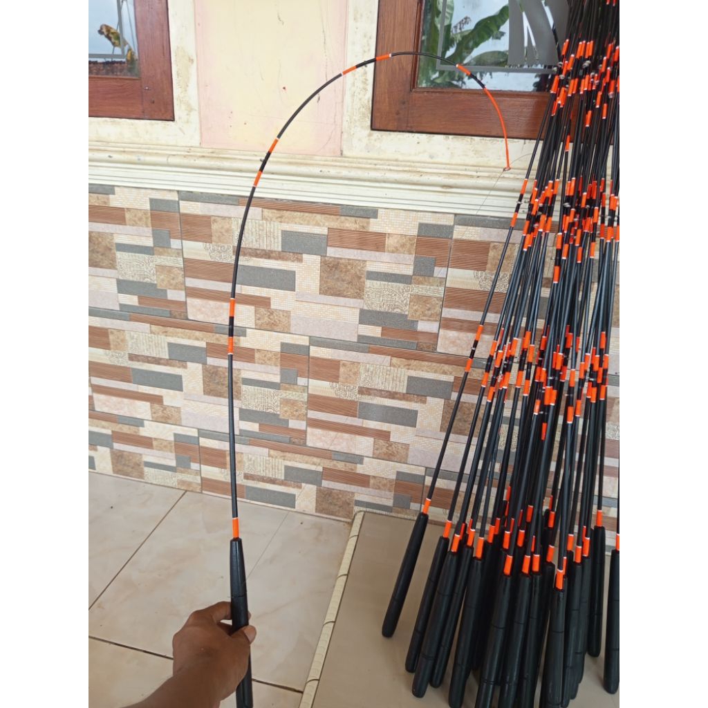 joran kaku buat ikan lele ukuran 100cm
