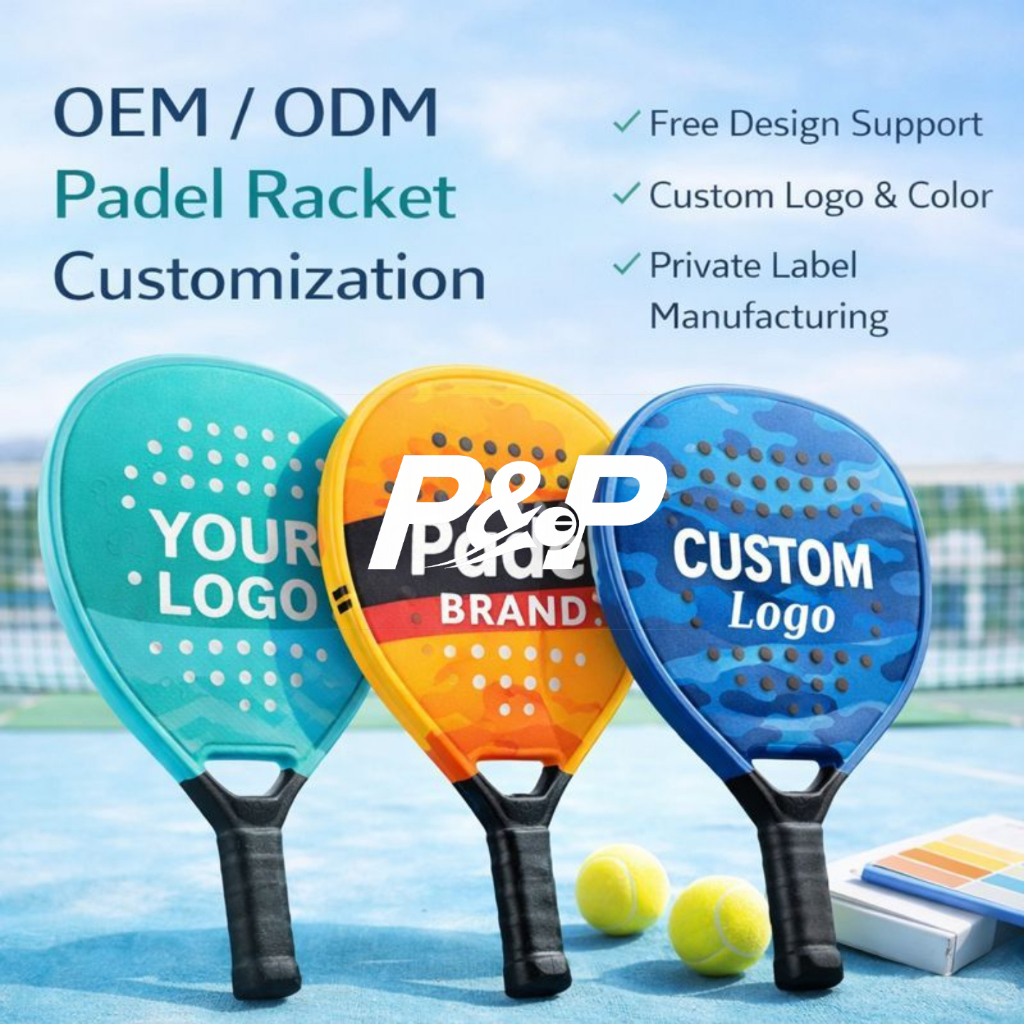 P&P Custom Raket Padel Karbon  Pabrik Raket Padel Karbon  OEM/ODM